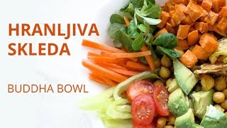 HRANLJIVA SKLEDA  BUDDHA BOWL  Recept  FitLucija [upl. by Nailil]