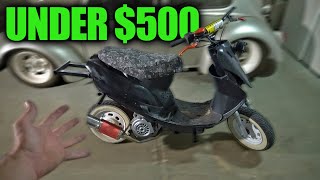 the BEST CHEAP STUNT SCOOTER build  150cc [upl. by Christiana]