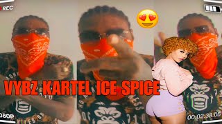 VYBZ KARTEL NEW SONG FT ICE SPICE IN NEW VIDEO VYBZ KARTEL RUNNING DANCEHALL ALL OVER AGAIN😱 [upl. by Pazice]