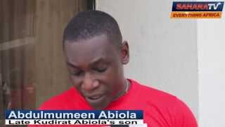 Kudirat Abiolas Son Abdulmumeen On AlMustaphas Acquittal Obasanjos Comment Other [upl. by Annoyk]