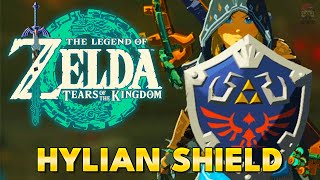 How to get the HYLIAN SHIELD in Zelda Tears of the Kingdom [upl. by Gilbert]