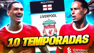 Dirijo 10 TEMPORADAS al LIVERPOOL en FC 24 [upl. by Jolene708]