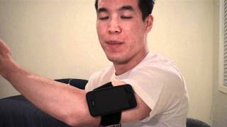 Review Tuneband armband for iPhone 4 by Grantwood Technology [upl. by Yornoc516]