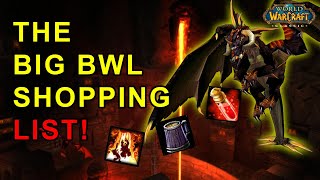 All The Consumables You Need For BWL in a Big Shopping List [upl. by Adalia]