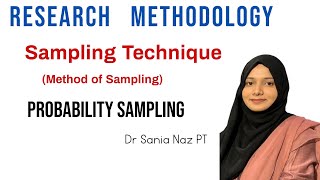 sampling Techniques  Types of Sampling probability sampling [upl. by Tallie]