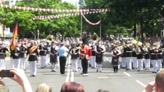 1st Marines Tribute Band  Guinness Adria Neuss Furth Königsparade 2012 [upl. by Odlopoel]