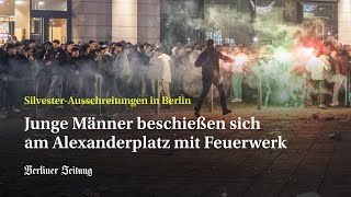 SilvesterAusschreitungen in Berlin am Alexanderplatz [upl. by Toh]