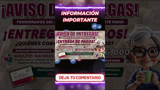 💥☑️Nuevo Apoyo de 12000 Pesos para Adultos Mayores🗓💵💳 [upl. by Raffo520]