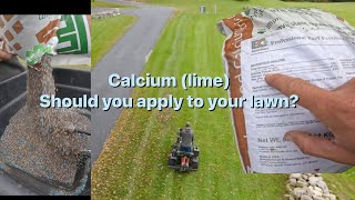 SHOULD YOU PUT CALCIUM lime ON YOUR LAWN [upl. by Sashenka458]