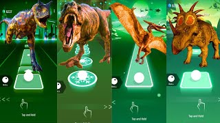 Carnotaurus vs Tyrannosaurus vs Pterodactyl vs Styracosaurus  Coffin Dance [upl. by Magner356]