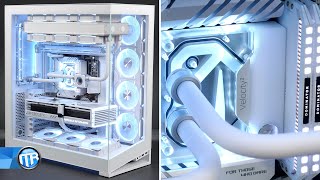 SNOW WHITE ❄️ Phanteks NV7 Custom Loop Time Lapse Build [upl. by Ritchie]