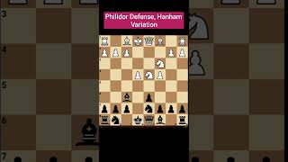 Effective chess openings Philidor Defense Hanham Variation C41 classicgames ukulele cute [upl. by Inan915]