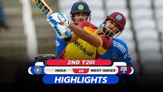 IND vs WI 2nd T20 2023 Highlights Today Match Full Highlights Hindi  India vs West Indies [upl. by Edwine]