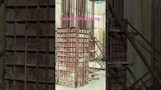 Column shuttering work progress shortvideo foryou [upl. by Nylaroc566]