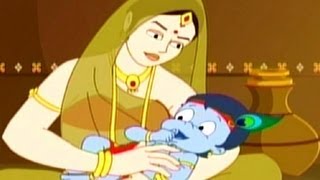 Bal Krishna Part 2  Lord Krishna Kills Kansa Animated English Story [upl. by Docia]