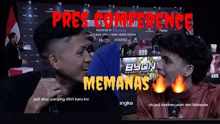 Pres conference putra Abdullah vs kk yg ke memanas🔥🔥 [upl. by Atsylak]