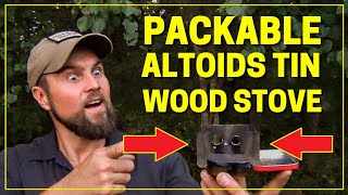 PACKABLE ALTOIDS WOOD STOVE NEW DESIGN [upl. by Tye]