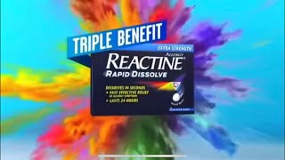 Reactine Rapid Dissolve Commercial 30seconds [upl. by Benjamen]