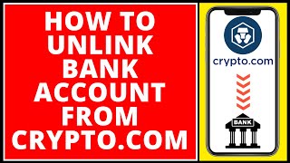 🔥🔥how to unlink bank account from cryptocom  Remove Bank account cryptocom  credit card [upl. by Elda742]