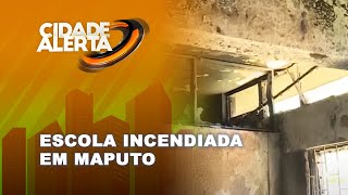 Escola Incêndiada Desconhecidos destrói com fogo Escola Secundária Heróis Moçambicanos [upl. by Gareri]