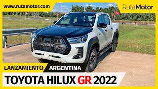 Toyota Hilux GR 2022  Viajamos a Argentina a conocer la actualización de la versión Hilux offroad [upl. by Feirahs]