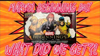 Cracking Open Marvel Beginnings Box Uncovering Rare Marvel Gems [upl. by Delano489]