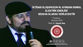 İktidar Oluşumuzun 18 Ayından Sonra Elektrik Enerjisi Bedava Olarak Verilecektir [upl. by Durrell727]