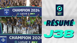 Résumé 38ème journée  Ligue 2 BKT  20232024 [upl. by Nnoryt835]