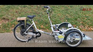 Van Raam VeloPlus Rollstuhlfahrrad mit Elektrounterstützung [upl. by Erialb]