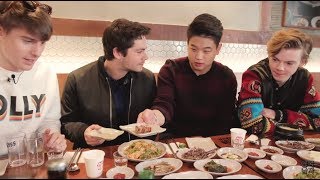 移動迷宮3死亡解藥 狄倫amp基弘韓國訪談互嗆剪輯 Dylan v KiHong in Korea Interview of Maze Runner The Death Cure [upl. by Harifaz]