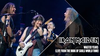 Iron Maiden  Wasted Years Live from The Book Of Souls World Tour [upl. by Maillil]