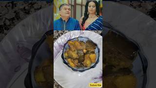 Fried Baingan Aloo🤤shortvideo shortsfeedshortscooking recipeyoutubeshortstrending viralvideo [upl. by Verdi748]