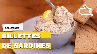 Délicieuse recette de rillettes de sardines archi simple [upl. by Heyward]