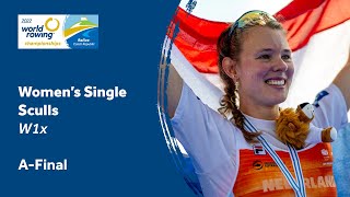 2022 World Rowing Championships  Womens Single Sculls  AFinal [upl. by Enirtak214]