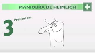 Cómo realizar la maniobra de Heimlich  Primeros Auxilios [upl. by Graham]