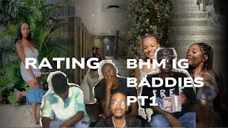 T12SARating Instagram baddies BHM editionpt1 [upl. by Nniuq969]