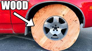 Can You Drive On Wood Wheels [upl. by Namhar]