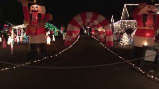 Happyland Christmas Lights Raleigh NC [upl. by Carmel579]