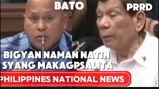 Bato Delarosa hiniling sa mga kasamahan na pagbigyang nagsalita si Former President ofq [upl. by Ecitnirp]