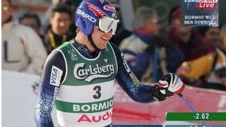 Bode Miller  Downhill Bormio 2005 Gold Medal World Championship [upl. by Arres]