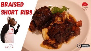 Braised Short Ribs by The Wolf Cook  Slow Cooked Braised Short Ribs [upl. by Ramyaj124]