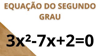 EQUAÇÃO DO SEGUNDO GRAU 3x ² 7x20 Araujinhas em Dobro [upl. by Sargent]