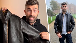 Wearing My A2  Leather Jacket Styling Update 2 Years On [upl. by Lahpos]