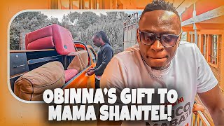 OGA OBINNA GIFTS MAMA SHANTEL A RECLINER SEAT AMIDST HIS SURPRISE VISIT [upl. by Eniamert]