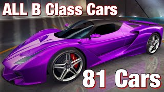 Asphalt 8 Aguila Negra FULL Garage ALL B Class Cars December 2022 [upl. by Ingram241]