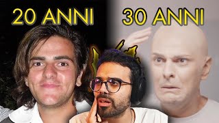 DARIO MOCCIA REAGISCE AI PANTELLAS 20 ANNI VS 30 ANNI e OGGI VS ANNI 40 [upl. by Kaitlin446]