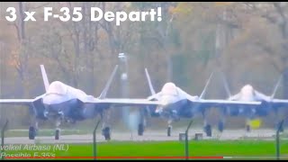 LIVE Streaming 🔴 VOLKEL AIRBASE F35 DEPARTURES 3 [upl. by Adnelg]