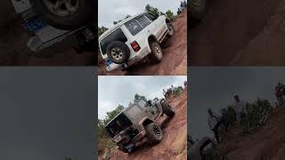 36l V6 vs 30l V6 Jeep Warngler vs Pajero PK Offroad offroad jeep 4x4 [upl. by Heddie]