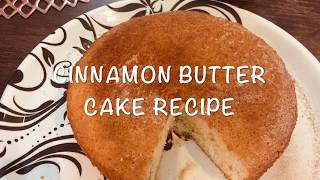 CINNAMON BUTTER CAKE Recipe CLASSIC deepaliohri [upl. by Friedly]