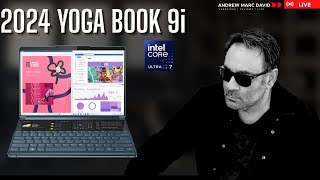 2024 Lenovo Yoga Book 9i  Live Unboxing amp Testing [upl. by Ansaev379]